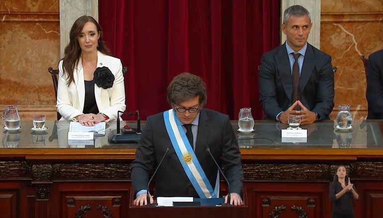 La tensión entre Javier Milei y Victoria Villarruel quedó expuesta en la apertura de sesiones del Congreso.