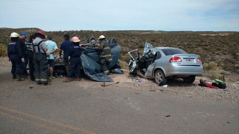 El trágico choque ocurrió el domingo a las 11 en la Ruta Provincial 70.