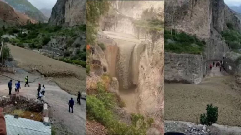 Iruya: el impactante alud de barro que dividió en dos al pueblo