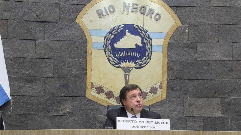 Weretilneck brindó ayer el discurso de inicio de sesiones en la Legislatura.