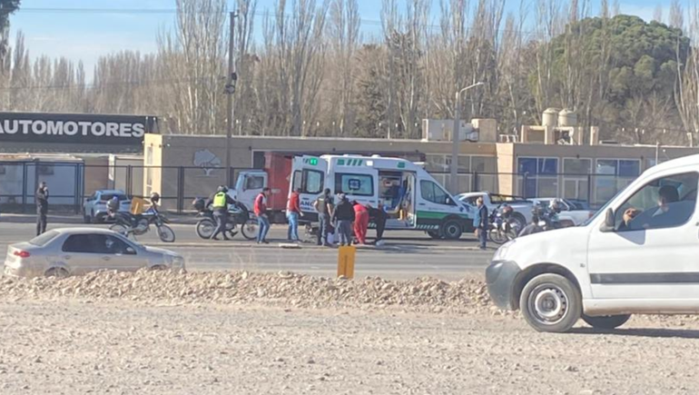 El violento episodio ocurrió este viernes por la tarde en Ruta 7 / Foto Gentileza