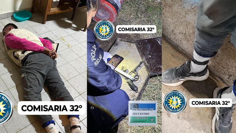 El sujeto fue detenido en el barrio La Paz. Andaba armado y llevaba una tobillera de rastreo satelital.&nbsp;