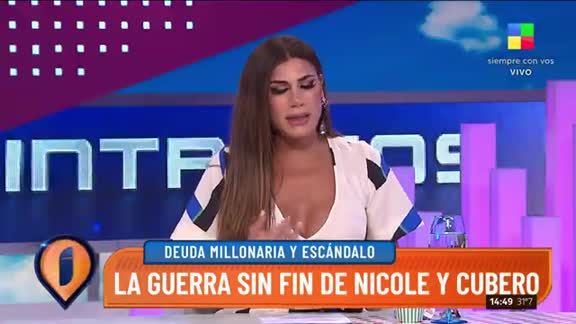 Nicole Neumann y un nuevo reclamo a su ex esposo Fabián Cubero