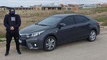 Un Toyota Corolla robado en Comodoro Rivadavia apareció en Santa Cruz.