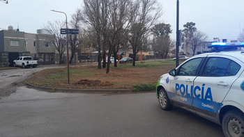 Fuerte despliegue policial en calles H. Yrigoyen y Lago Guillermo de Cipolletti. Fuerte despliegue policial en calles H. Yrigoyen y Lago Guillermo de Cipolletti.