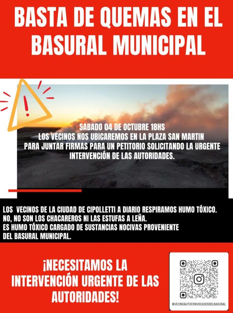 Los vecinos se organizan para reunir firmas.