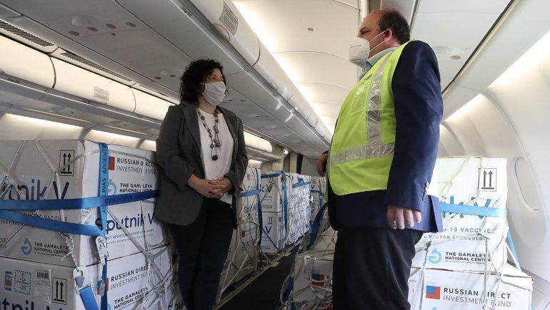 Llega un nuevo cargamento de vacunas Sputnik V