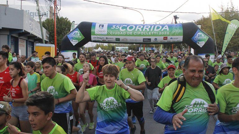 La Corrida de Cipolletti es un evento para toda la familia. 