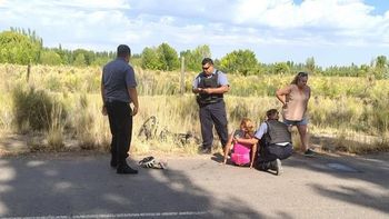 La víctima fue atacada cuando circulaba en bicicleta por una calle rural de Allen. Foto: AN Allen.