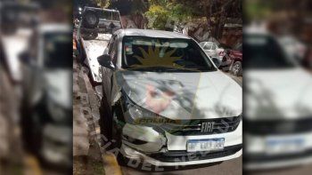 El vehículo en el que un conductor trató de evadir un control policial en el oeste neuquino.