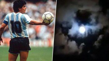 increible: aparecio la silueta de maradona en el cielo de parana increible: aparecio la silueta de maradona en el cielo de parana