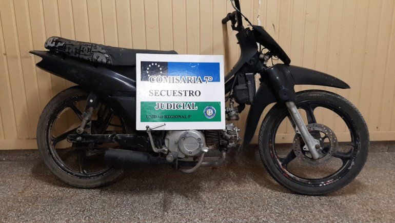 Lo atraparon paseando en una moto con pedido de secuestro desde 2018