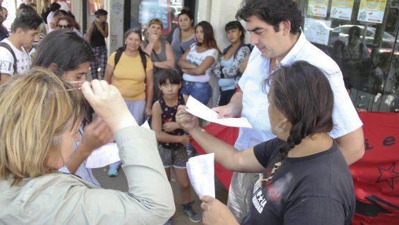 Desocupados entregaron petitorio por alimentos y trabajo
