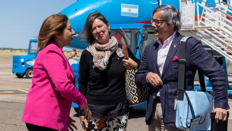 Arabela Carreras recibió en Viedma al embajador de Alemania
