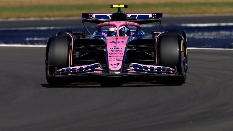 Franco Colapinto giró este viernes en las prácticas libres en Silverstone