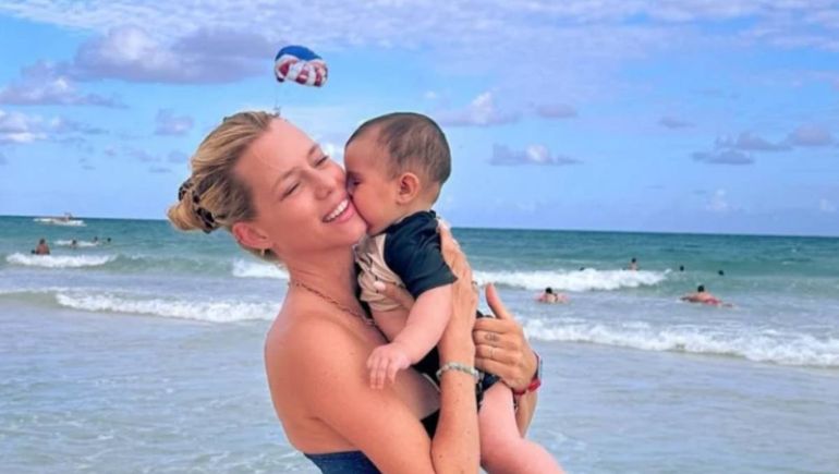 Nicole Neumann mostró cuál es el postre favorito de su bebé Cruz