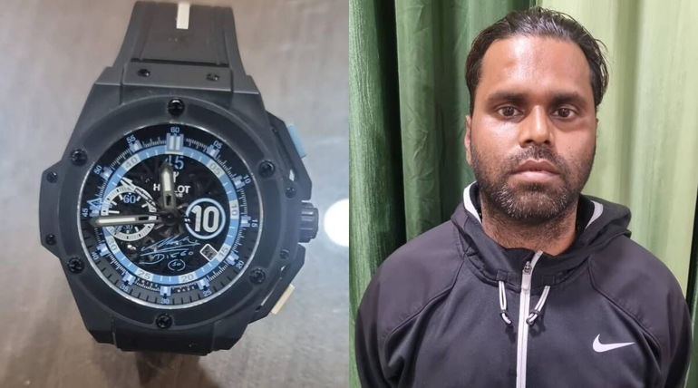 Cayó en India el autor del robo de lujoso reloj de Maradona