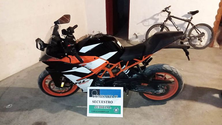 La Policía dio con una moto de 7 mil dólares robada en Neuquén
