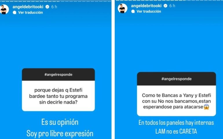 El conductor defiende la libertad de expresión de sus panelistas y asegura que en todos los programas hay internas.