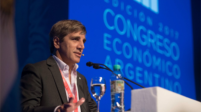 Luis Caputo en la Expo EFI