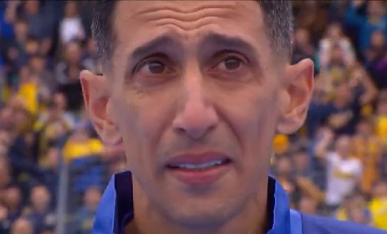 Las lágrimas de Di María en su regreso oficial a Central
