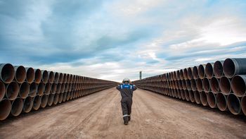 La obra Vaca Muerta Oil Sur (VMOS) es clave para la exportación petrolera.