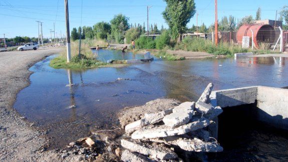 Alarmante estado de los canales de riego en Cipolletti