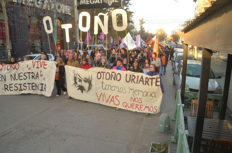 La movilización en pedido de justicia por Otoño ante la absolución de los cuatro condenados a cadena perpetua. 