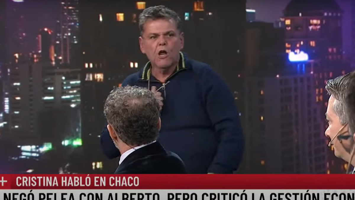La noche de furia de Alfredo Casero en el programa de Majul