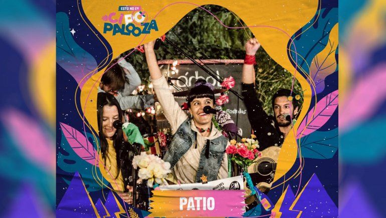 La banda Patio, que combina rock y cumbia, también dirá presente en el festival.