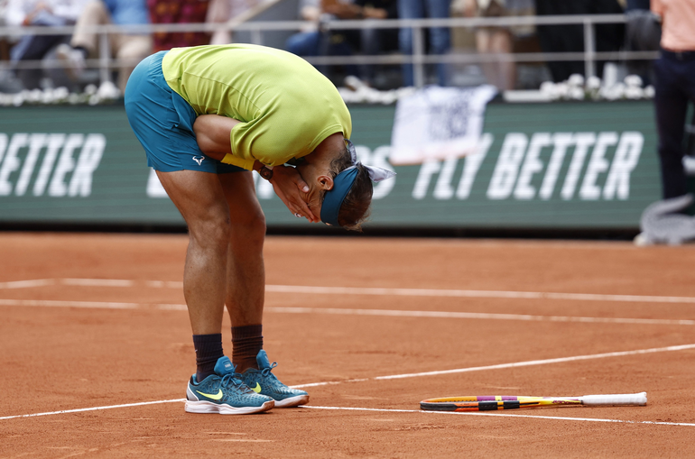 La lágrimas de Nadal, tras aplastar a Ruud en la final de Ronald Garros