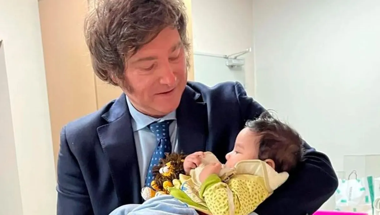 Le puso Milei a su hijo en honor al diputado liberal