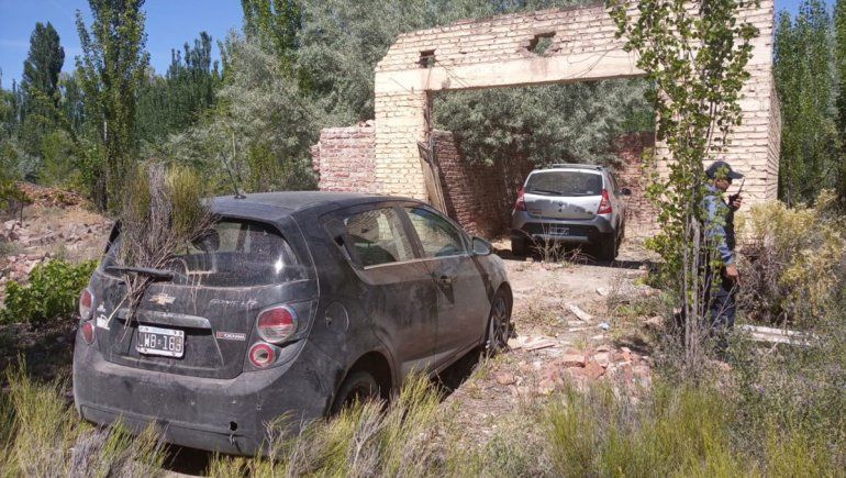 Escondían autos robados en una chacra