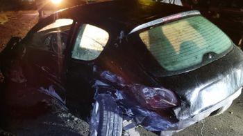 despiste en la ruta 40: dos heridos, uno en estado critico