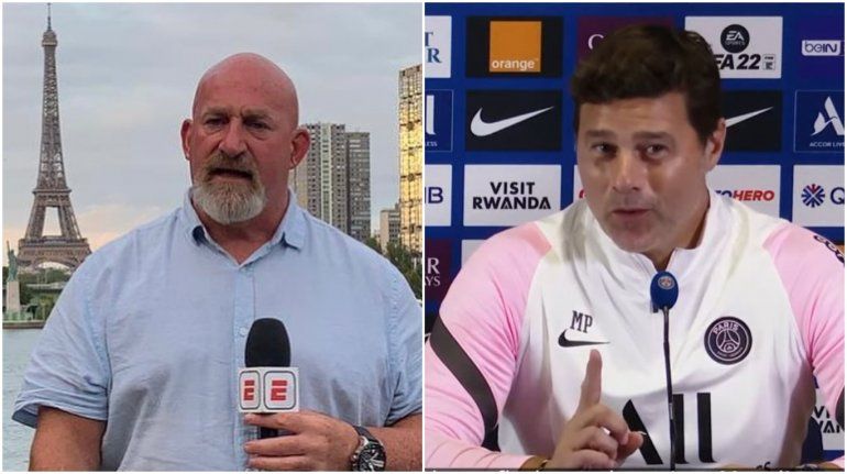 Pochettino frenó en seco a Martin en la conferencia del PSG