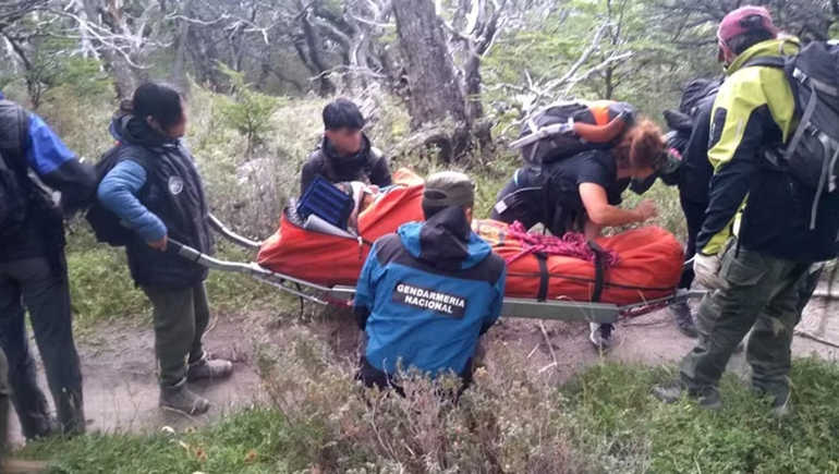 Cerro Fitz Roy: rescataron a una turista uruguaya que perdió el conocimiento