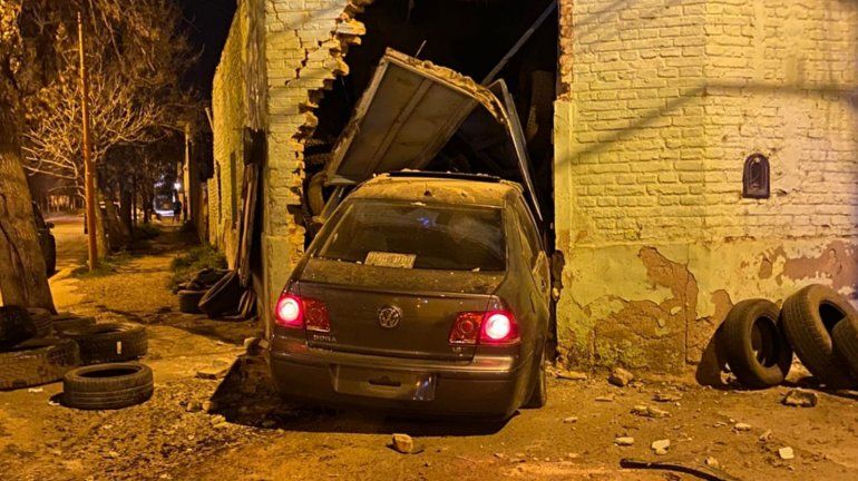 Tremendo choque en la histórica gomería de Hugo