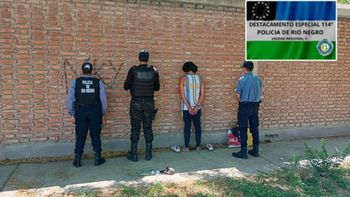 El sujeto fue interceptado en la intersección de las calles Los Pinos y Medela.