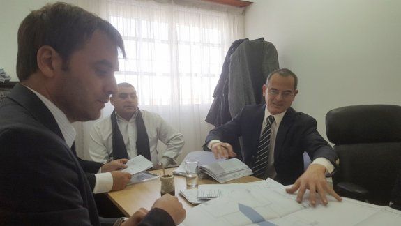 El juez de Ejecución Lucas Lizzi encabezó la audiencia por la cárcel.