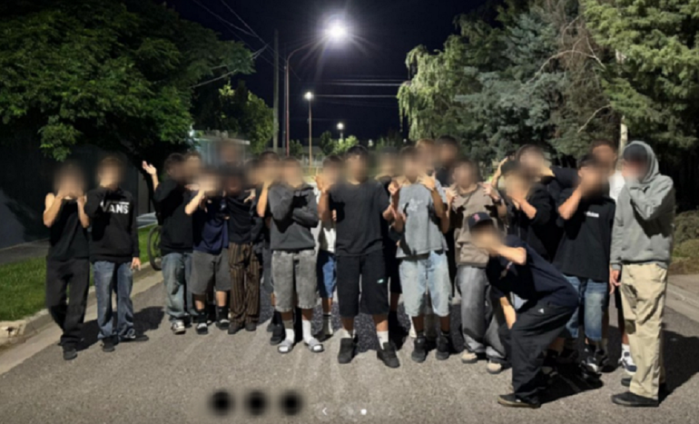 La plaza del barrio El Manzanar