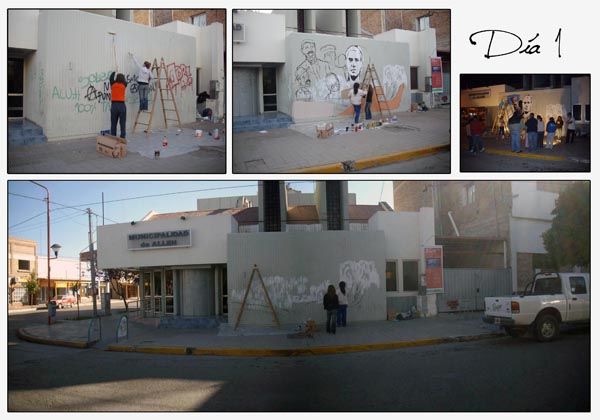 Se finalizó con el primer mural de “Allen, una Galería a Cielo Abierto”