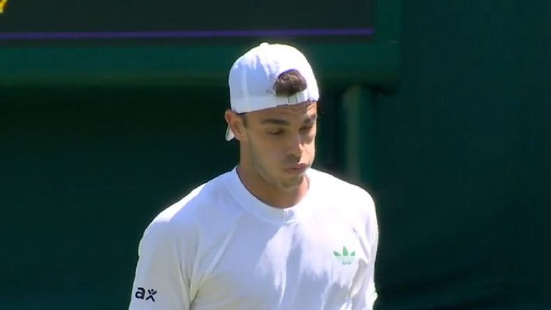 Francisco Cerúndolo y una despedida preocupante en Wimbledon