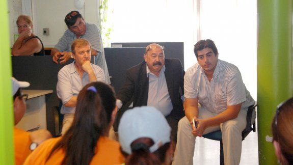 Aníbal Tortoriello, Enrique Sales y Diego Vázquez. Vendrán cambios.