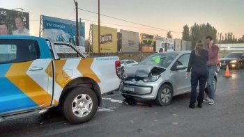 un accidente paralizo el transito sobre la ruta 22