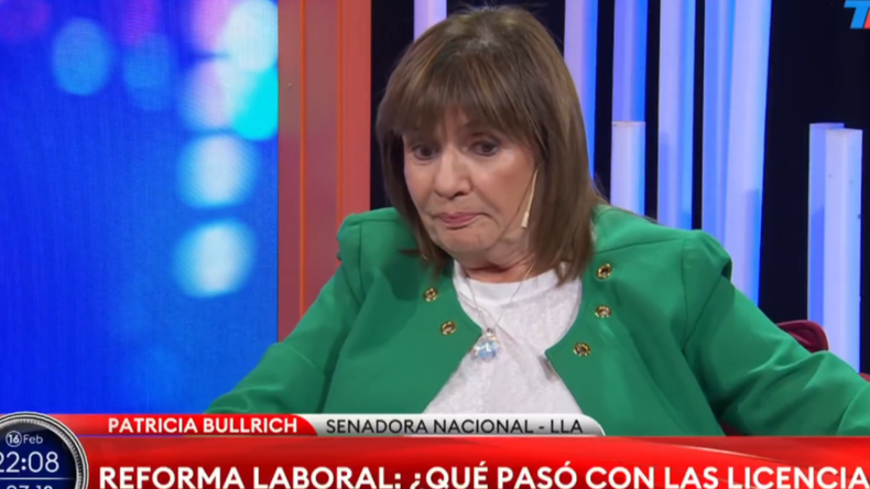 Patricia Bullrich insistió en que hubo un error en el texto de la reforma laboral y que será modificado | LMCipolletti.com Patricia Bullrich insistió en que hubo un error en el texto de la reforma laboral y que será modificado