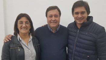 Silva, Weretilneck y Lescano, candidatos a senadores. Silva, Weretilneck y Lescano, candidatos a senadores.