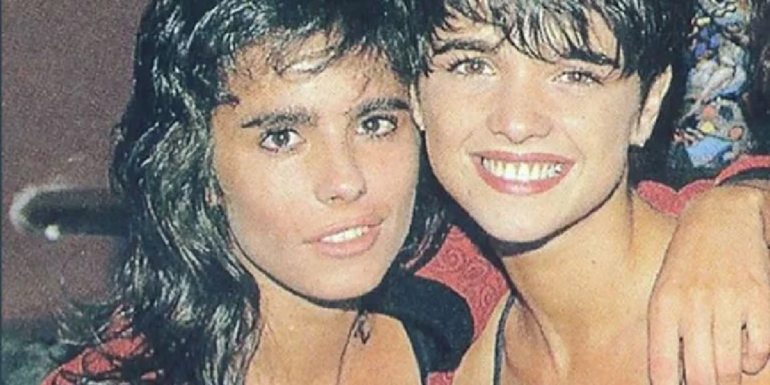 Marisa Mondino junto a Araceli González en tiempos dorados. Marisa Mondino junto a Araceli González en tiempos dorados.