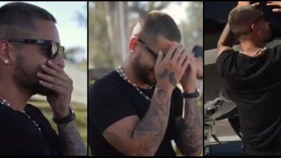 Maluma se compró un avión privado y lloró de la emoción