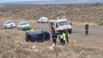 El vuelco se produjo a alta velocidad y dos personas murieron en el acto.