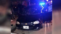 quiso escapar de la policia y cayo con 18 envoltorios de marihuana